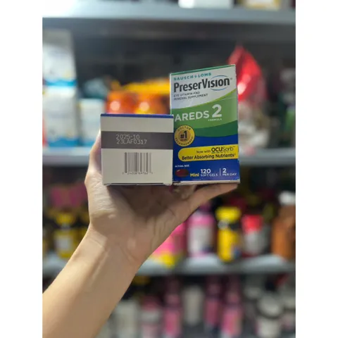 PreserVision AREDS 2 Formula Mini Soft Gels 120 viên chuẩn Mỹ
