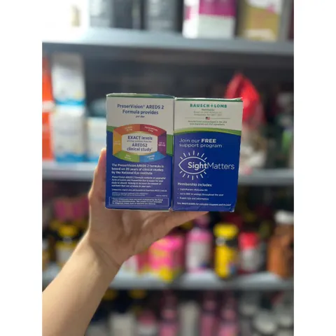 PreserVision AREDS 2 Formula Mini Soft Gels 120 viên chuẩn Mỹ