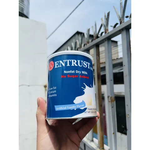 Sữa bột Entrust Milk dành cho người tiểu đường 400g của Mỹ (Cam kết hàng chuẩn)
