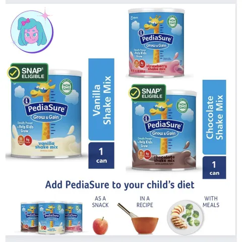 Sữa bột Pediasure Grow Gain 400g dành cho trẻ của Mỹ