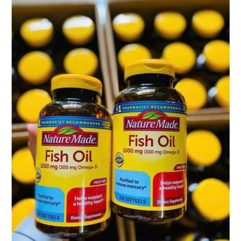 Viên uống Dầu Cá Nature Made Fish Oil 1200mg Omega3 (Cam kết hàng chính hãng USA))