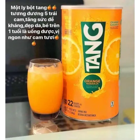 Bột cam Tang hàng chuẩn Mỹ (Cam kết hàng chính hãng USA)
