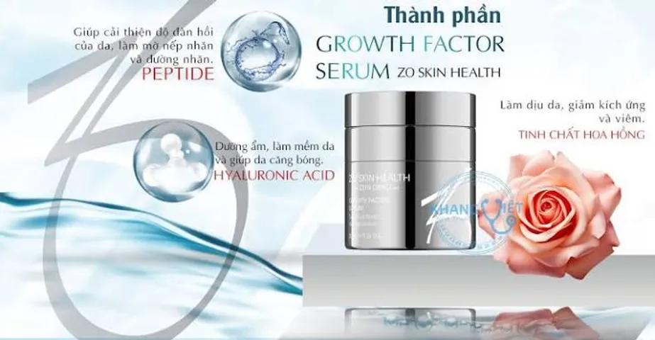 Serum Phục Hồi Da ZO Skin Health Growth Factor Plus 30ml - Tái Tạo, Dưỡng Ẩm, Giảm Nếp Nhăn, Da Yếu, Nhạy Cảm