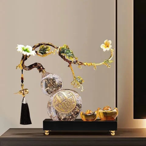 🏮 HỒ LÔ PHONG THỦY CHIÊU TÀI HÚT LỘC -DECOR PHÒNG KHÁCH - QUÀ TẶNG