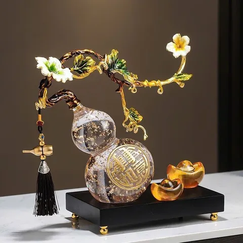 🏮 HỒ LÔ PHONG THỦY CHIÊU TÀI HÚT LỘC -DECOR PHÒNG KHÁCH - QUÀ TẶNG
