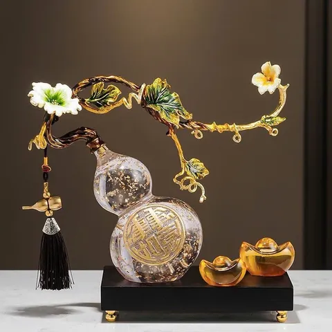 🏮 HỒ LÔ PHONG THỦY CHIÊU TÀI HÚT LỘC -DECOR PHÒNG KHÁCH - QUÀ TẶNG