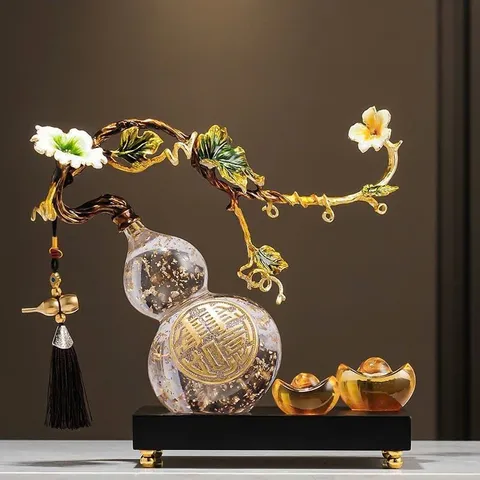 🏮 HỒ LÔ PHONG THỦY CHIÊU TÀI HÚT LỘC -DECOR PHÒNG KHÁCH - QUÀ TẶNG