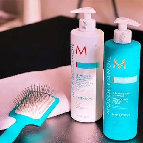 Bộ Gội Xả Moroccanoil Hydration 500ml - Cấp Ẩm Siêu Mượt, Phục Hồi Tóc Hư Tổn, Dưỡng Ẩm Chắc Khỏe 869589
