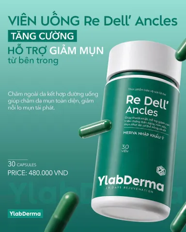Viên Uống Mụn Re Dell Ancles Ylabcos Thanh Lọc Cơ Thể Ngừa Và Cải Thiện Mụn