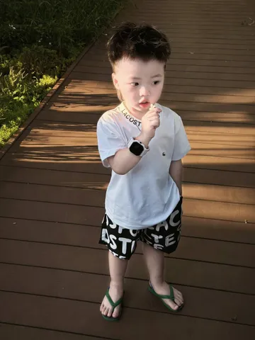 Set bộ cá sấu mùa hè bảnh bao boy phố cho bé trai mặc đi chơi đi học