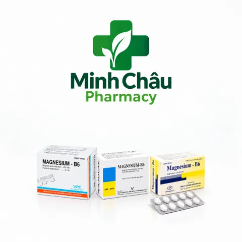 Viên uống magnesium B6 giúp bổ sung Magie và vitamin b6,hỗ trợ ổn định thần ư, giảm căng thẳng,đau cơ, chuột rút