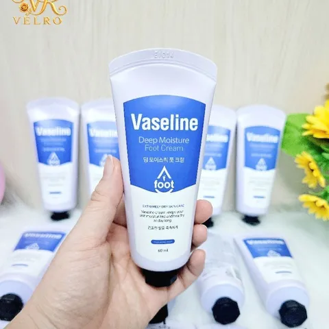 💙 Kem Dưỡng Da Chân Vaseline 60ml – Cứu Tinh Gót Chân Khô 