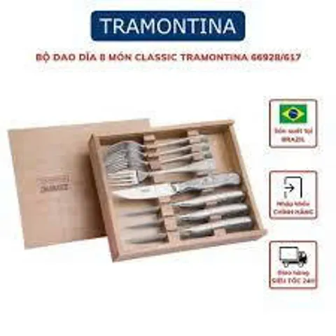 Set bít tết 08 món CLASSIC Tramontina TRA66928.617