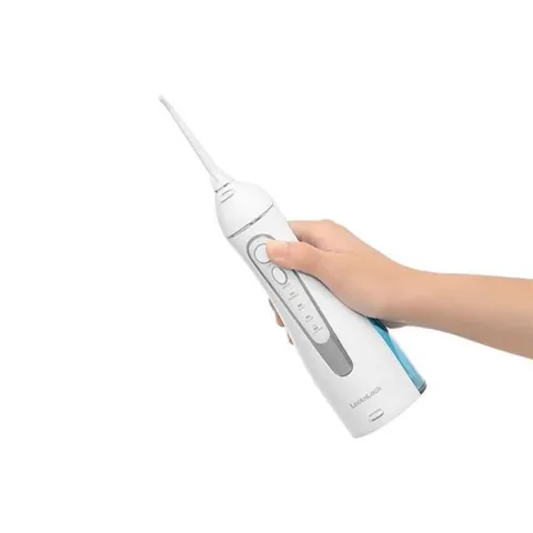 Máy tăm nước không dây có 4 chế độ dùng được răng niềng LocknLock Cordless Oral Irrigator 200ml - Màu xanh - ENR156BLU