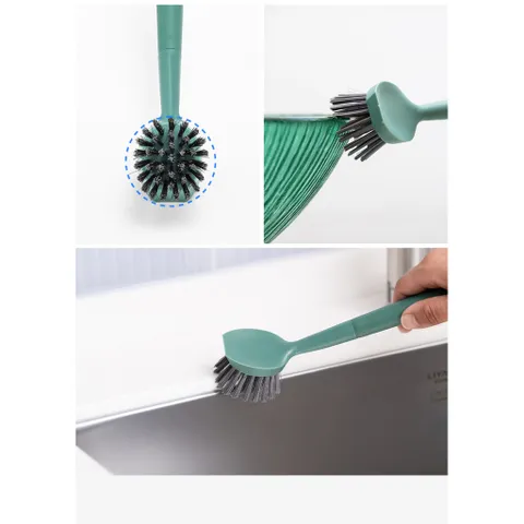 Bộ chổi cọ bàn chải vệ sinh phòng tắm đa năng LocknLock - Chà sàn, cọ toilet, cọ đầu dẹp, gạt nước - Màu xanh