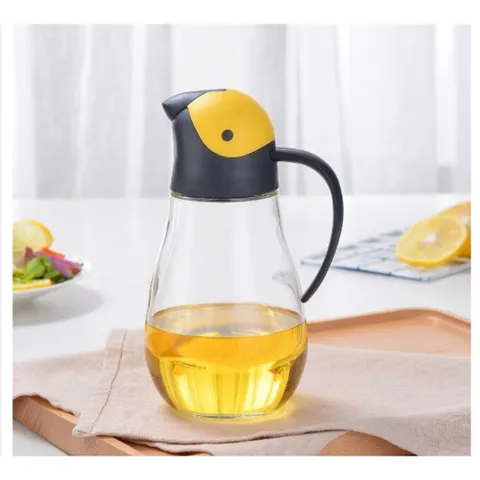 Bình Thủy Tinh Rót Dầu LocknLock CKO201 550ml nắp vàng
