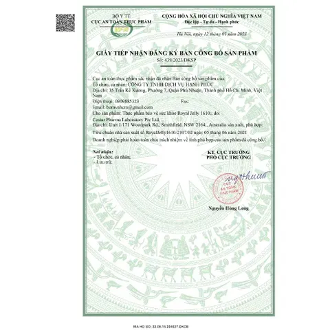 Sữa Ong Chúa tươi Royal 1610 mg chai 365 viên hãng costar Úc