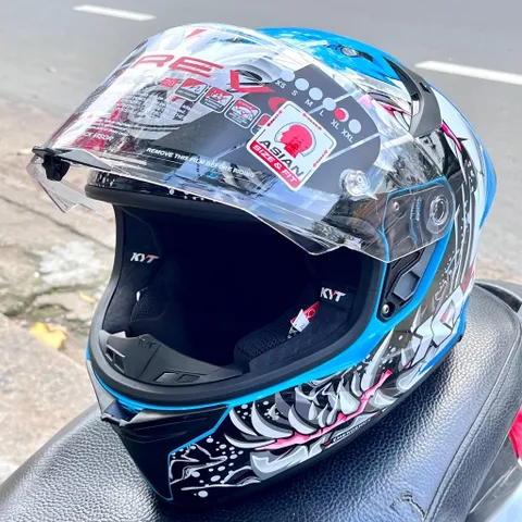Nón Bảo Hiểm Fullface KYT TT-Revo Megalodon Chính Hãng – Form Nhỏ Ôm Đầu, Thiết Kế Thể Thao