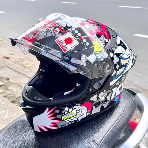 Nón Bảo Hiểm Fullface KYT TT-Revo Riccardo Rossi Chính Hãng – Form Nhỏ Ôm Đầu, Thiết Kế Thể Thao
