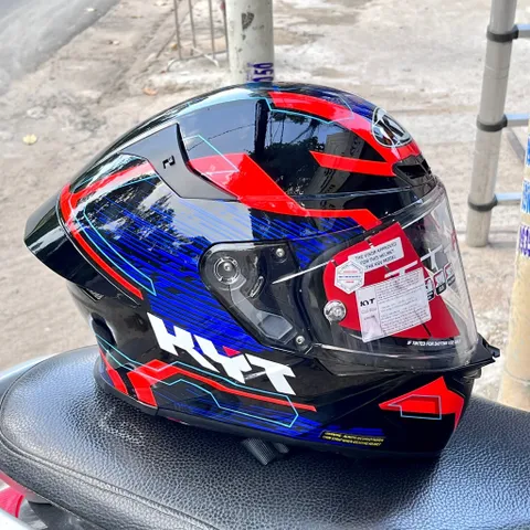 Nón Bảo Hiểm Fullface KYT TT-Revo Tem Speeding Red Chính Hãng – Form Nhỏ Ôm Đầu, Thiết Kế Thể Thao