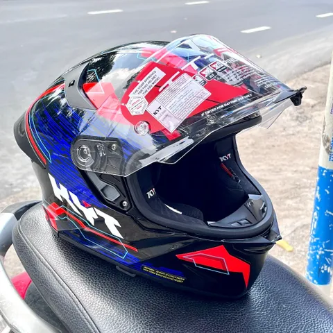 Nón Bảo Hiểm Fullface KYT TT-Revo Tem Speeding Red Chính Hãng – Form Nhỏ Ôm Đầu, Thiết Kế Thể Thao