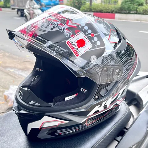Nón Bảo Hiểm Fullface KYT TT-Revo Tem Speeding Grey Chính Hãng – Form Nhỏ Ôm Đầu, Thiết Kế Thể Thao