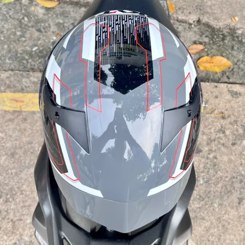 Nón Bảo Hiểm Fullface KYT TT-Revo Tem Speeding Grey Chính Hãng – Form Nhỏ Ôm Đầu, Thiết Kế Thể Thao