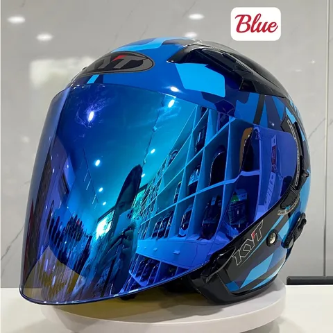(KHÔNG GỒM NÓN) KÍNH REVO MÀU BLUE THAY THẾ DƯỢC CHO NÓN KYT VÀ KLT SIÊU ĐẸP