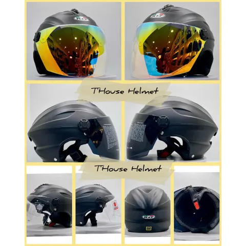 Nón KLT 1/2 117 Barbarian Chính Hãng Đủ Màu Chọn Lựa ( Tặng Trùm Đầu Ninja+Móc Khóa + Tem )