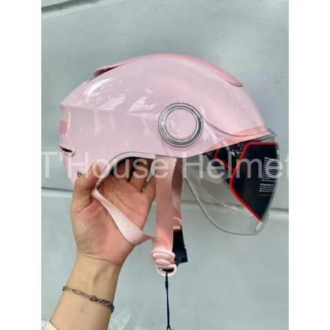 Mũ Bảo Hiểm-Nón Bảo Hiểm Nửa Đầu POC Falcon BEE Màu Hồng Bóng Cực Dễ Thương