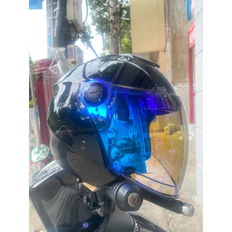Kính Revo Xanh đi ban ngày gắn nón bảo hiểm XH01,M268,M668 siêu đẹp