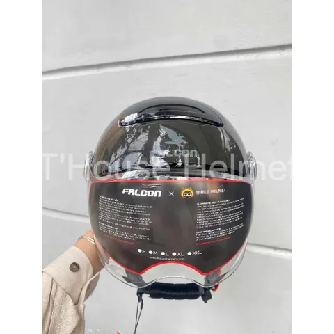 Mũ Bảo Hiểm-Nón Bảo Hiểm Nửa Đầu POC Falcon BEE Màu Đen Bóng Mới Nhất 2024 Cực Xinh