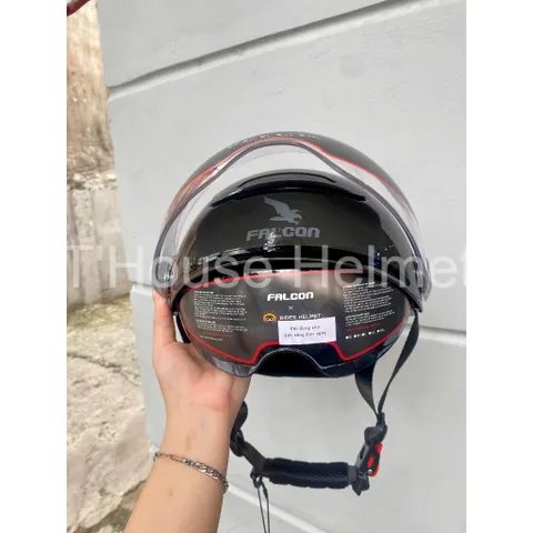 Mũ Bảo Hiểm-Nón Bảo Hiểm Nửa Đầu POC Falcon BEE Màu Đen Bóng Mới Nhất 2024 Cực Xinh