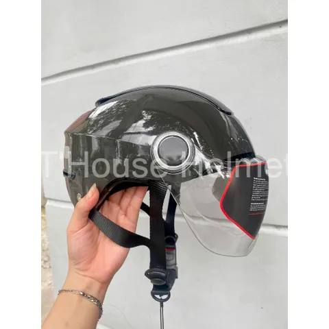 Mũ Bảo Hiểm-Nón Bảo Hiểm Nửa Đầu POC Falcon BEE Màu Đen Bóng Mới Nhất 2024 Cực Xinh