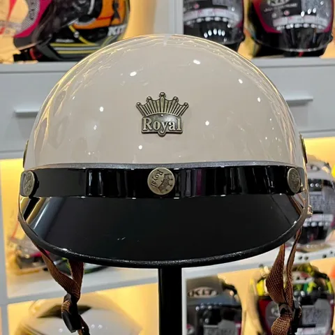 Mũ Bảo Hiểm Royal M379A Màu Kem Sữa Nửa Đầu Cao Cấp Chính Hãng – Nhẹ Mát, Êm Ái, Giá Tốt