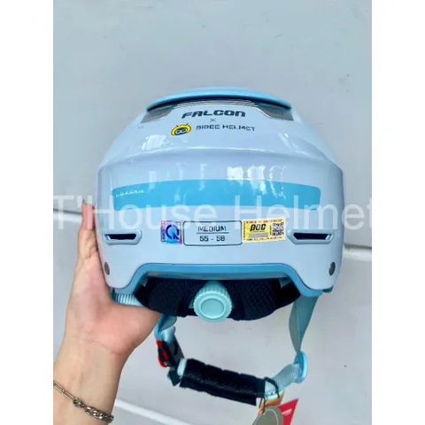 Mũ Bảo Hiểm-Nón Bảo Hiểm Nửa Đầu POC Falcon BEE Màu Xanh Dương Bóng Siêu Xinh