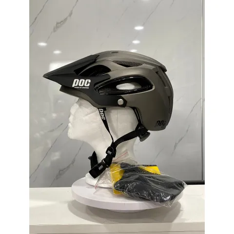 Mũ Bảo Hiểm POC 07-Nón Thể Thao POC 07 Màu Xám Cát Cực Đẹp - Tặng Lót Thay Thế Full Box ( Khóa Cài)
