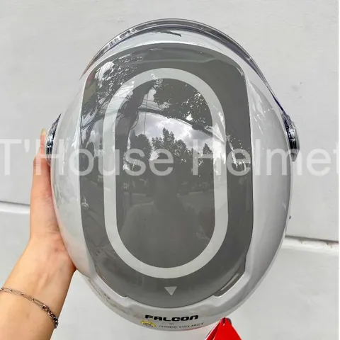 Mũ Bảo Hiểm-Nón Bảo Hiểm Nửa Đầu POC Falcon BEE Mới Nhất 2024 Màu Xám Xĩ Măng Bóng Unisex Hiện Đại