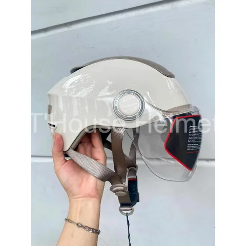 Mũ Bảo Hiểm-Nón Bảo Hiểm Nửa Đầu POC Falcon BEE Màu Beige Bóng Thời Trang