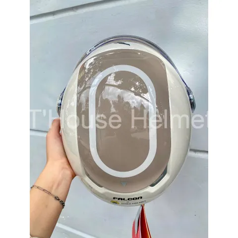 Mũ Bảo Hiểm-Nón Bảo Hiểm Nửa Đầu POC Falcon BEE Màu Beige Bóng Thời Trang