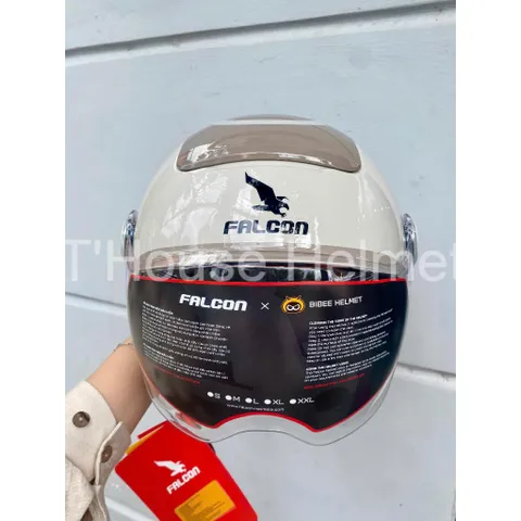 Mũ Bảo Hiểm-Nón Bảo Hiểm Nửa Đầu POC Falcon BEE Màu Beige Bóng Thời Trang