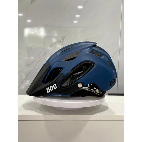 Mũ Thể Thao POC 07-Mũ Bảo Hiểm POC 07 Màu Xanh Navy Chính Hãng- Có Lót Thay Thế Full Box ( Khóa Cài)