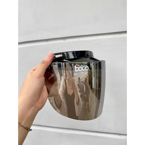 Kính BOGO Malaysia gắn nón bảo hiểm nửa đầu và 3/4 chống nắng, che bụi cao cấp