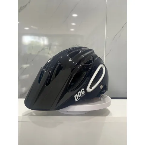 Mũ Thể Thao POC 07 Màu Đen Bóng -Nón Bảo Hiểm Chính Hãng- Tặng Lót Thay Thế Full Box