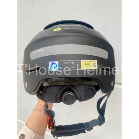 Mũ Bảo Hiểm-Nón Bảo Hiểm 1/2 POC Falcon BEE Mẫu Mới Nhất 2024 Màu Đen Nhám Cực Chất