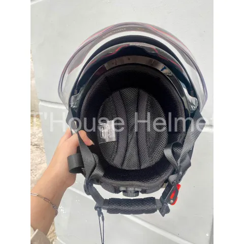 Mũ Bảo Hiểm-Nón Bảo Hiểm 1/2 POC Falcon BEE Mẫu Mới Nhất 2024 Màu Đen Nhám Cực Chất