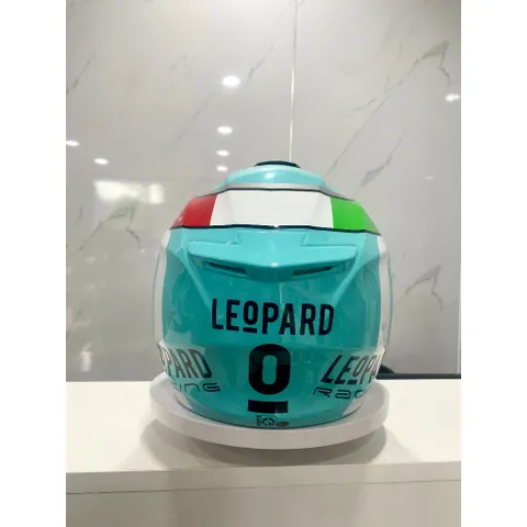 Nón bảo hiểm 3/4 1 kính XH01 tem Leopard chính hãng siêu đẹp