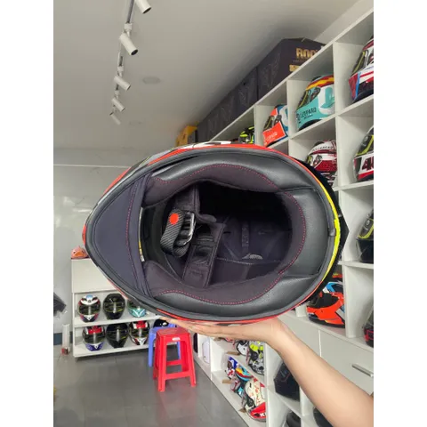 Mũ bảo hiểm fullface KYT TT-Course tem Leopard Spain Flag ( tặng găng tay Probiker cụt - khăn Ninja)