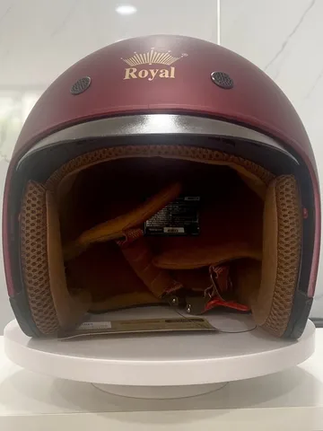 Mũ Bảo Hiểm 3/4  Royal M139 Màu Đỏ Đô - Nón Bảo Hiểm Kính Âm Cao Cấp