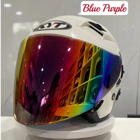 (KHÔNG GỒM NÓN) Kính Revo Blue Purple Siêu Đẹp Gắn Được Cho Nón Bảo Hiểm KYT và KLT